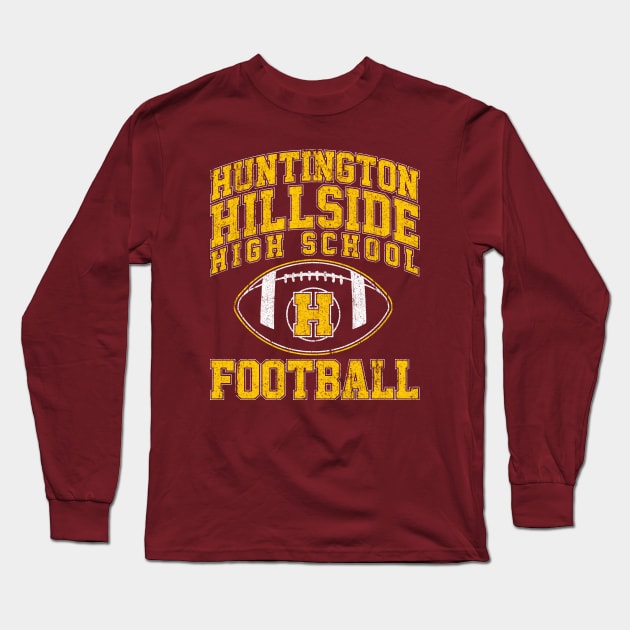 Huntington Hillside High School Football Long Sleeve T-Shirt by huckblade